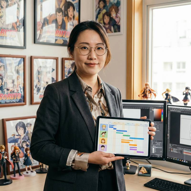 大象传媒动漫制片人林雨薇